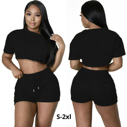 Summer me crop short set